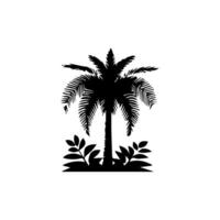 silhouette tree line drawing, elements symbol for architecture and landscape design vector