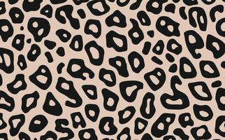 black and white leopard print pattern on the ground, flat illustration style, graphics, simple lines, minimalism, no shadows, white background, high resolution vector