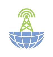 internet day signal isolated design vector