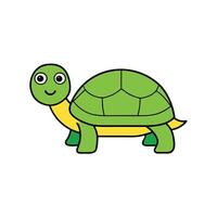 Eastern Box Turtle goes icon vector