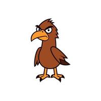 Eurasian Sparrowhawk bird swims icon vector