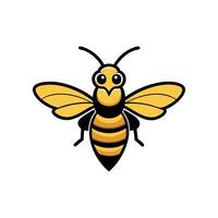 Executioner Wasp bee knocks icon vector