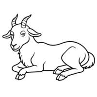 Fainting Goat learns icon vector