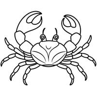 Fiddler Crab runs icon vector