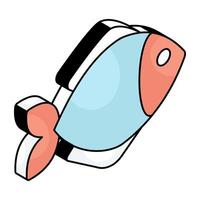 Perfect design icon of fish vector