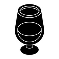 A flat design icon of juice vector