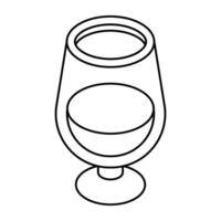 A flat design icon of juice vector