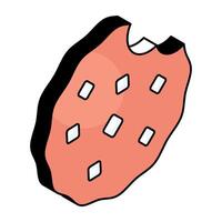 Modern design icon of cookie vector