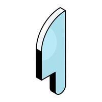 Perfect design icon of chopping knife vector