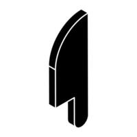 Perfect design icon of chopping knife vector