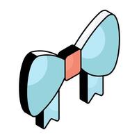 Trendy design icon of bowtie vector