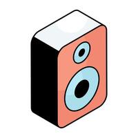 An icon design of speaker vector