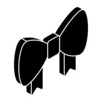 Trendy design icon of bowtie vector