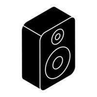 An icon design of speaker vector