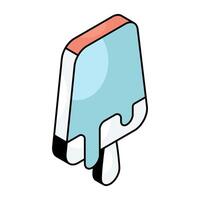 Modern design icon of ice pop vector