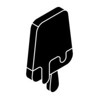 Modern design icon of ice pop vector