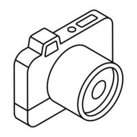 Modern design icon of camera vector