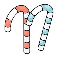 Perfect design icon of candy cane vector