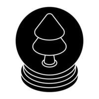 Modern design icon of snow globe vector