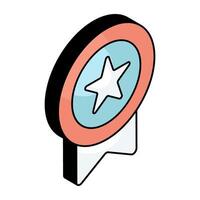 A beautiful design icon of badge vector