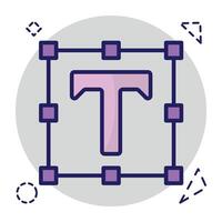 moderno estilo icono de transformación herramienta vector