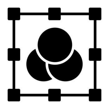 Unique design icon of color selection vector