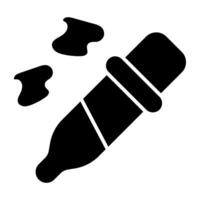 A unique design icon of dropper vector