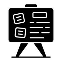 Trendy design icon of noticeboard vector