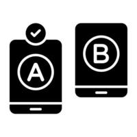 Vectors design of ab test