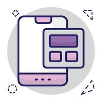 Trendy design icon of web design vector