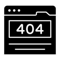 A creative design vectors of error 404