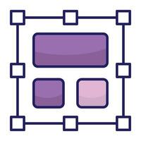 Trendy design icon of design vector