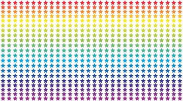 Abstract background with stars rainbow vector