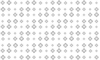 Cross plus pattern seamless vector