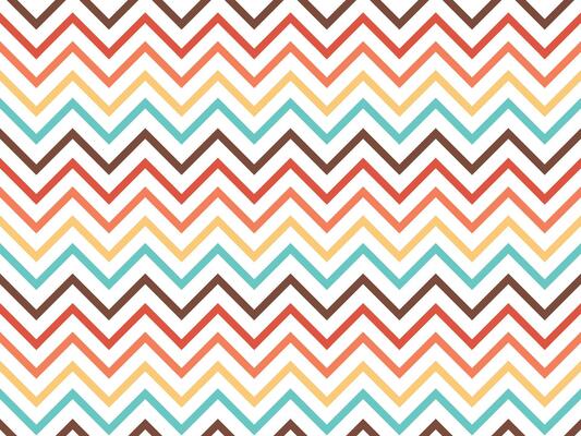 Seamless geometric pattern zigzag retro color