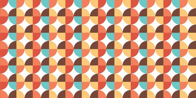 Retro abstract geometric shape background