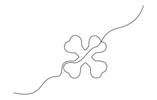 Continuous line drawing of human bone. Line art of dog bone. One line drawing background. illustration vector
