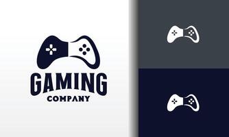 simple stick controller game logo vector