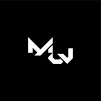 modern monogram initial bold futuristic concept MW techno style letter vector