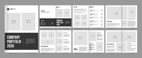 Architecture portfolio real estate brochure template architecture book design EPS template vector