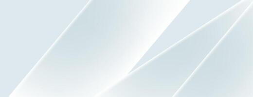 3d white overlapping board abstract background vector