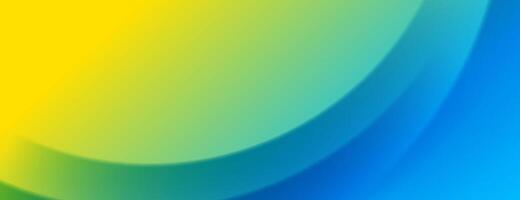 blue yellow gradient background with wavy lines vector