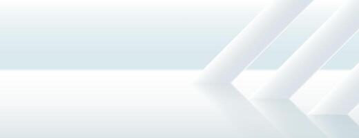 3d white architecture background with inclined pole vector