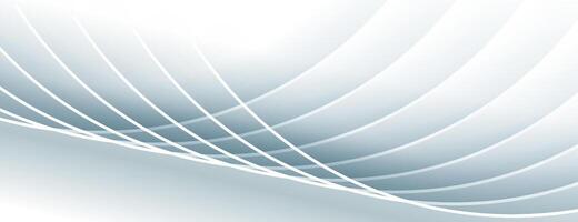 gray white abstract background with wavy lines vector