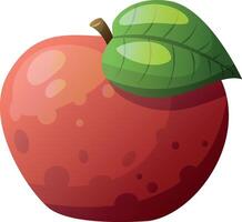 image Isolated drawing apples on a white background, red apples, apple slices, apple slices, sliced apples. vector