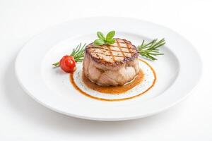 Grilled Pork Tenderloin with Rosemary and Cherry Tomato photo