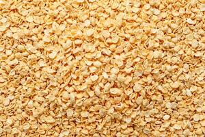 Close Up of Crunchy Corn Flakes photo