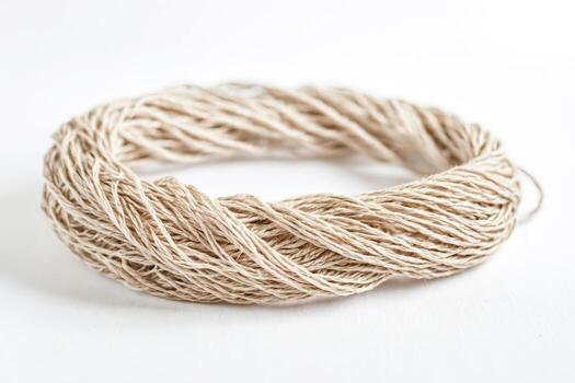 de cerca de un beige cuerda foto