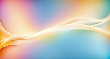 Abstract Colorful Background with Smooth Gradient and Curved Lines photo