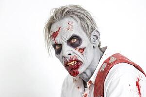 Close-up of a Zombie's Face photo